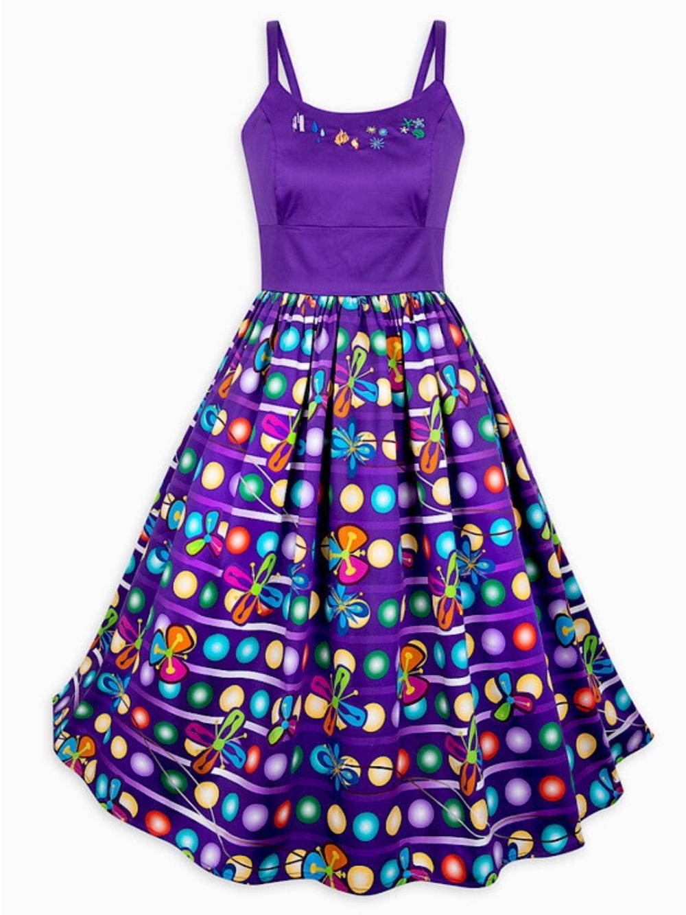 NWOT - Disney Parks The Dress Shop Pixar Inside Out Dress in Purple - Size XL